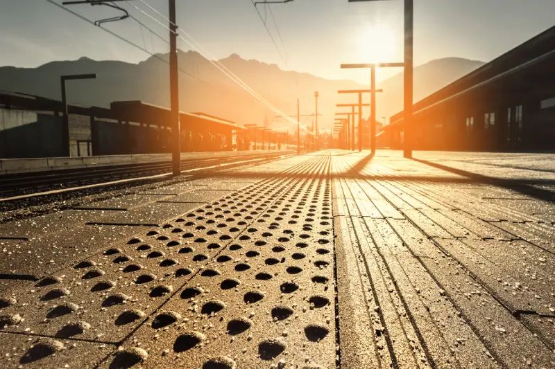 Binari stazione di Rieti