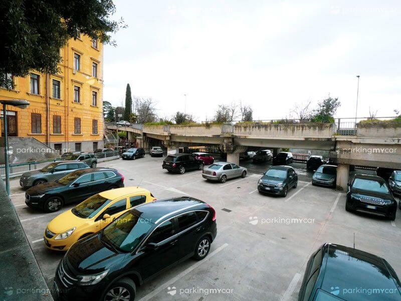 SABA Ripa di Meana - Perugia centro città Vista dall'alto parcheggi scoperti SABA Ripa di Meana - Perugia centro città